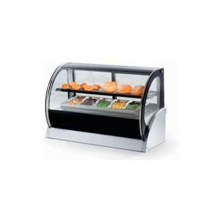 Vollrath Co Vollrath Display Cabinet, 40857, 60" Curved Glass, Heated 40857